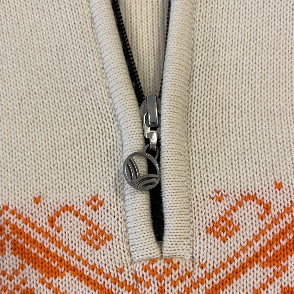 Dale of Norway Women’s Moritz Swwater Black, Cream and Orange Medium Like New! - Picture 4 of 11